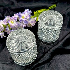2 Westmoreland English Hobnail Crystal Highball Glasses.